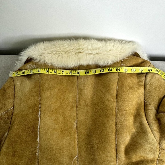 Gimo's Shearling Penny Lane Coat Size 46 - Picture 16 of 16